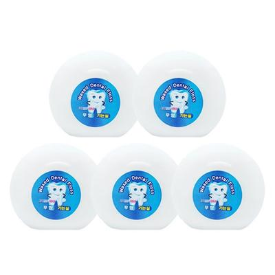 KB Cooling Sense Dental Floss Unscented Fine Thread 500D 50m, 1 Piece, 5 Pieces