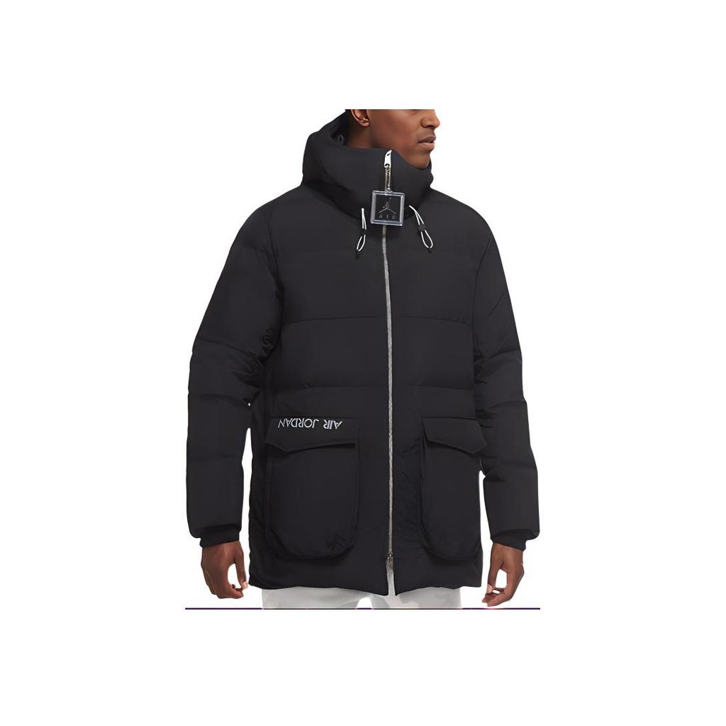 Jordan Casual Sports Hooded Down Jacket Men Outerwear Black CK6662-010