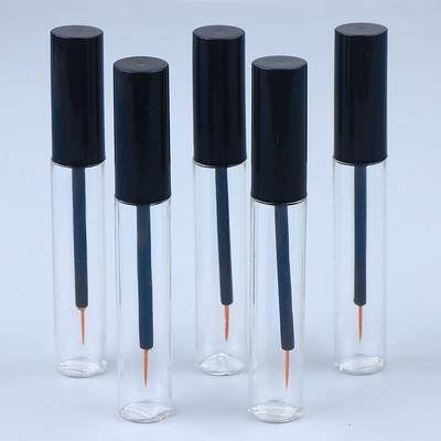 1/5 Pièces Tube Eyeliner Vide 10 ml Flacon Cils Flacon Cils Cheveux Jaunes Fins Transparent Récipient Tube Maquillage
