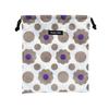 Hanna Hula Deodorant Drawstring Pouch M Size Cookie Grape Water Resistant Antibacterial Diaper Bag