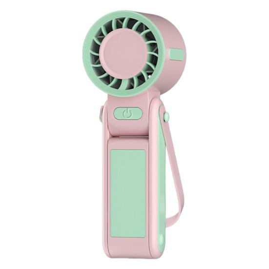Portable Handheld Fan 3-in-1 USB Rechargeable Personal Mini Fan Foldable Quiet Cooling
