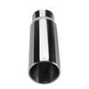 5 Inch Inlet 6 Inch Outlet Universal Car Straight Exhaust Tail Throat Tailpipe Exhaust Tip 15inch Length Tailpipe Anti-Corrosive