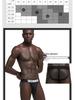 Men's Sporty Breathable Stretch Cotton Double Thong Underwear