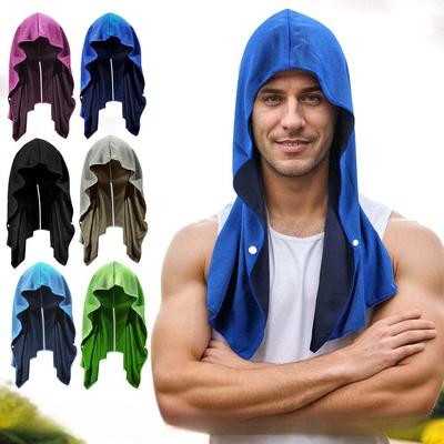 Outdoor Sports Sun Protection Cool Feeling Quick Drying Towels Gym Beach Camping Cool Feeling Hoodie Headscarf Anti Slip Cooling