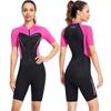 1.5MM Unisex Short Sleeve Wetsuit - One-Piece Diving, Snorkeling, Surfing, Jellyfish Protection, Sun Shield