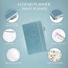Legend Travel Planner – Vacation Itinerary Organizer for Solo Travel & Couples – Travelling Journal for Women & Men – Traveling Log with