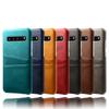 Card Phone Case Cover For For Samsung Galaxy S10 5G S10Plus S10e S10lite S10 5G Slim PU Leather Business Style Card Slots Fundas