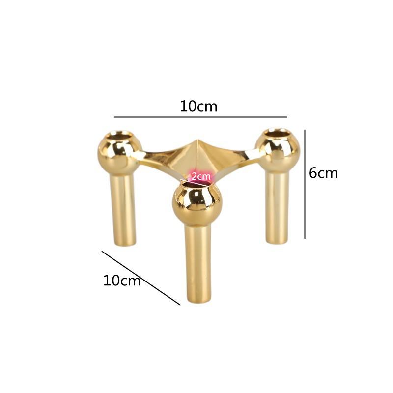 

Molecular Structure Metal Candlestick, Minimalist Splicing Triangular Candlestick, Wedding Dining Table Center, Home Decoration