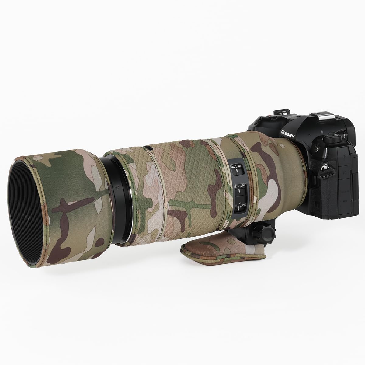 

CHASING BIRDS Camouflage Waterproof Lens Coat for Olympus IS ED Rainproof Lens Protector 100-400mm F5.0-6.3 MSC, (Desert) пустельний