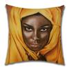 Abstract Painting Africa Cus On Cover African Woman Home Decor Pillow Case Gallery Exotic Ethnic Stye Linen Cus On Cover