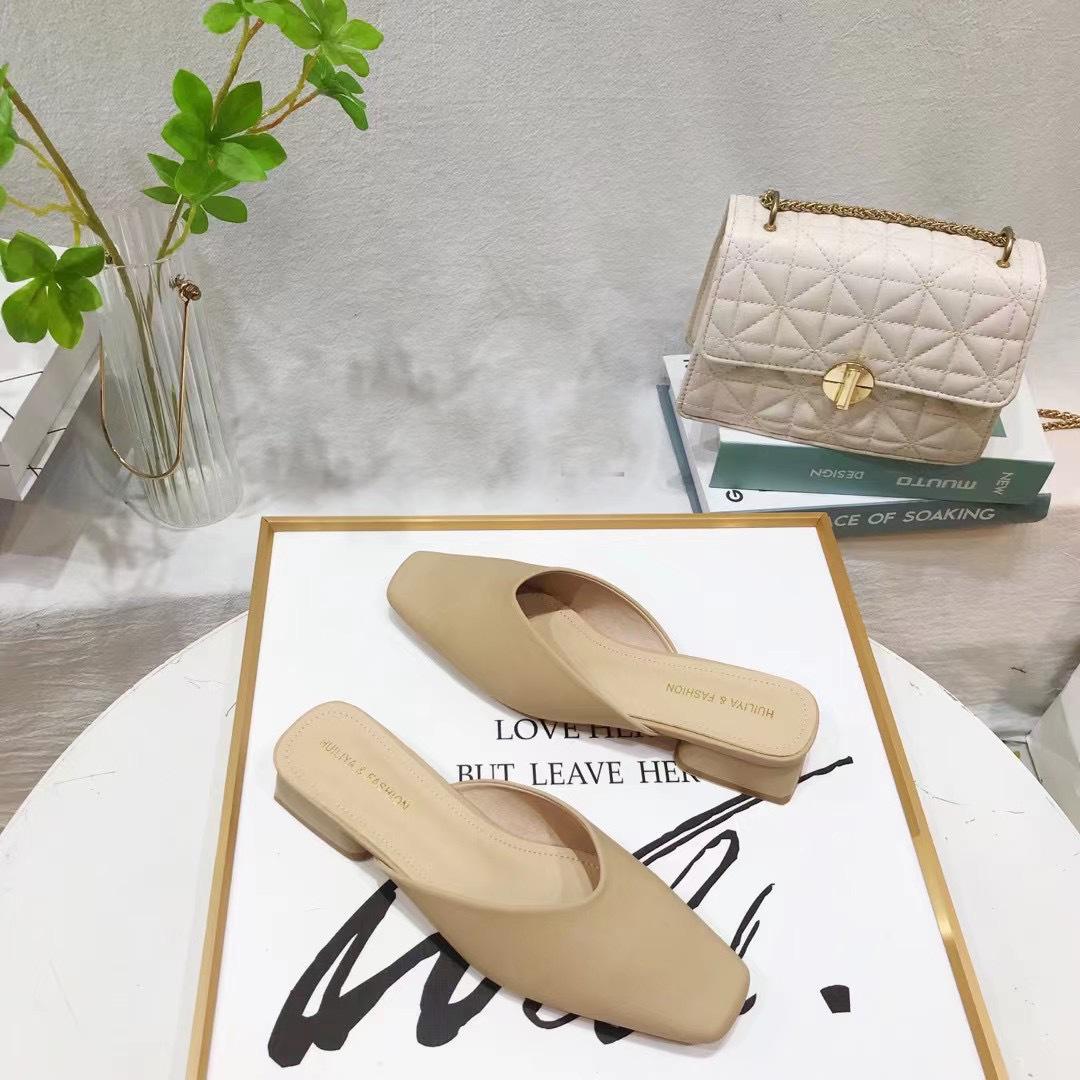 

роскошные женские тапочки со стразами и пряжкой, квадратный носок, низкий каблук, полуприцепная обувь для отдыха на открытом воздухе, женские тапочки со стразами, сандалии mujer 5 хаки