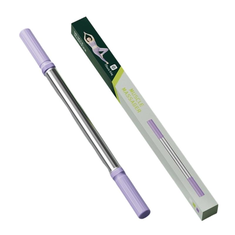 Premium Muscle Recovery Roller Steel Tube Heavy Duties Stainless Shafts Compacts For Gym Travel Exercise Pains Reliefs