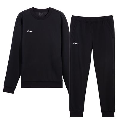 Breathable Minimalist Versatile Round Neck Commuter Sweatshirt Set Men Sweatshirt Set AWEV059-1