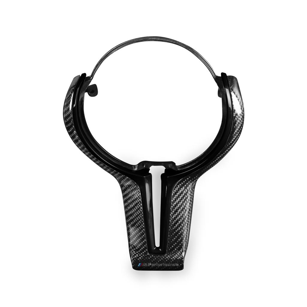 M Power Steering Wheel Covers Car Carbon Fiber M Sport Steering Wheel Trim for BMW M2 F87 M3 F80 M4 F82 M5 F10 M6 F06