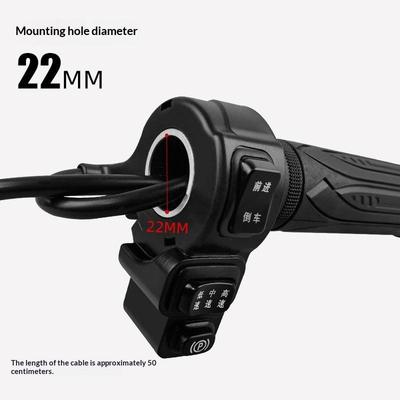 Electric Bicycle Grip with 3 Speed Control and Reverse Ideal for Urban Travel