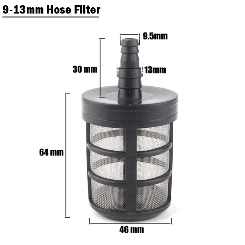 1Pcs/3Pcs 8~14mm Hose Pipe Filter Aquarium Fish Tank Stainless Steel Filter Mesh Car Wash Sprayer Pump Filter Suction Screen