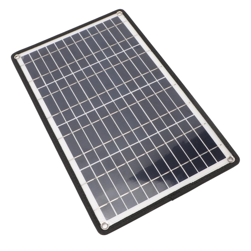 12W 5V Tragbares Solarpanel Effizientes Dual-USB-Solarpanel-Ladegerät für Mobiltelefon Notlicht Solarpumpe