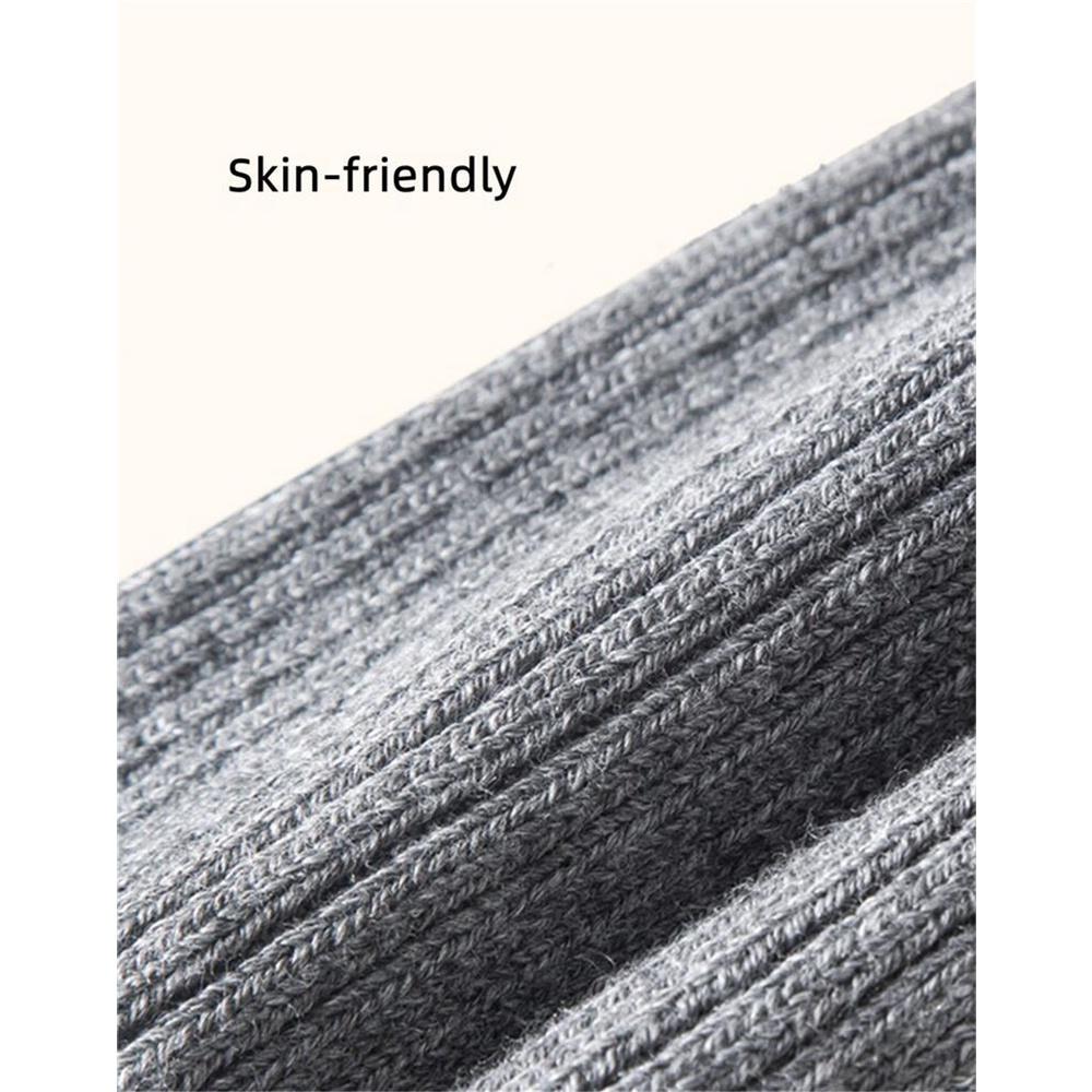 1 Pair Cashmere Knee Pads Men Women Stretchy Knit Knee Warmer Support Brace Wrap Compression Sleeves Kneepads Cold Protective Gear