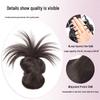 Fluffy Flower Bud Hair Tie & Clip for Easy Bun Styling