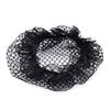 Ladies Solid Plan Black Hair Bun Cover Snood Net Ballet Women Dance Skating