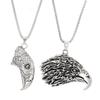 Retro Eagle Animal Pendant Necklace Trendy Men's Hip Hop Necklace Accessories