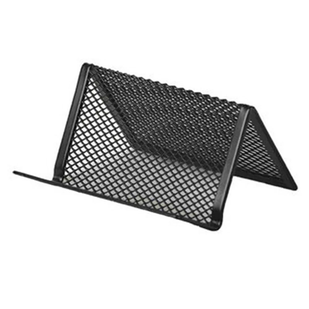 Desk Metal Mesh Card Display Stands Business Card Holder Desk Business Holders Name Card Holder