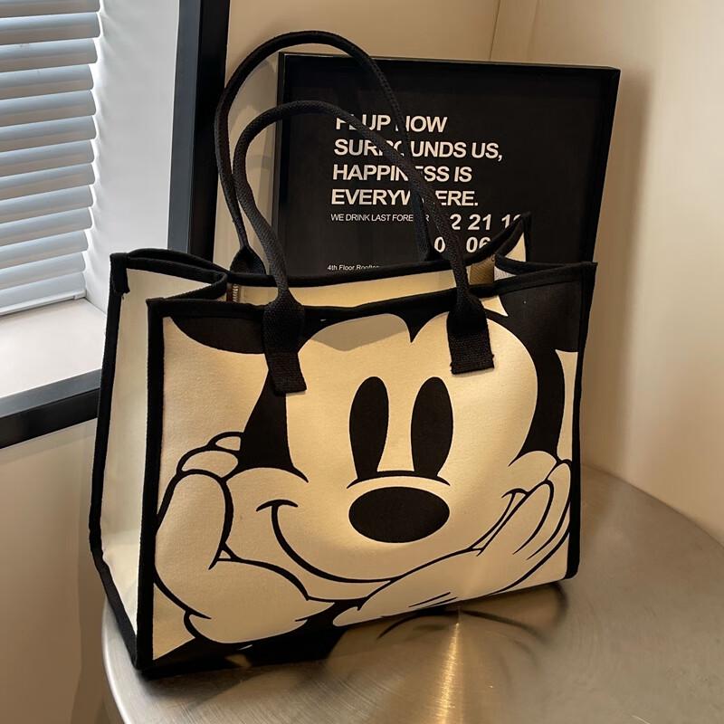 Cute Cartoon Large Capacity Canvas Tote Bag