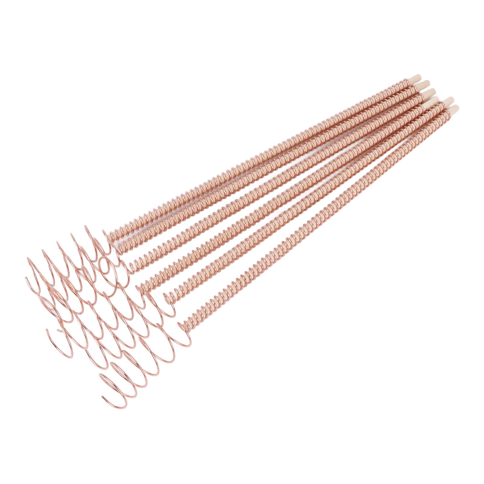 

6PCS Electroculture Plant Stakes 12 Inch Natural Wood Stake Wrapped with Pure Copper Coil Gardening Antennas for