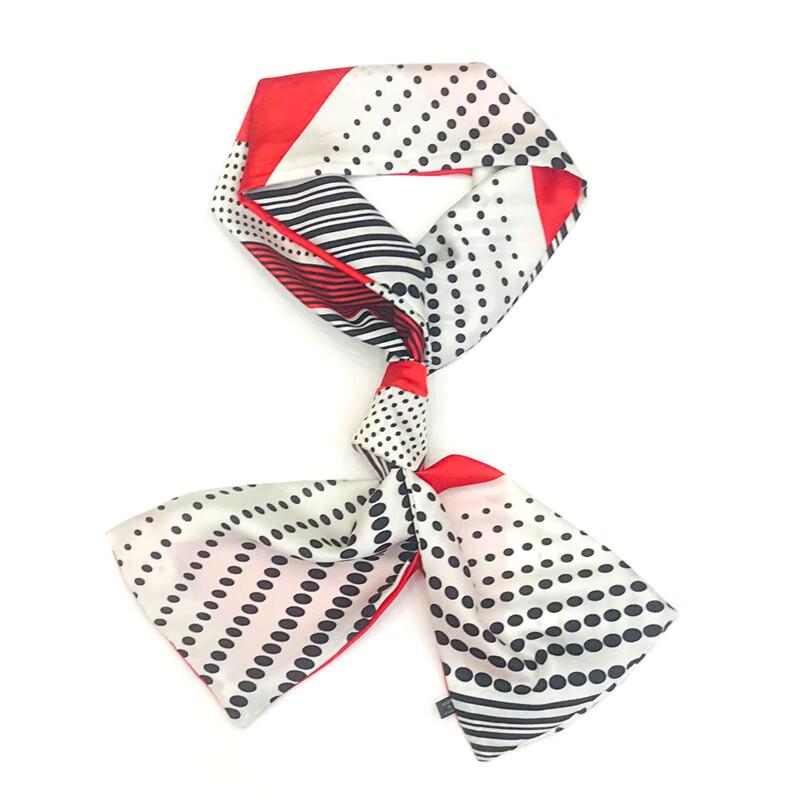 Elegant Printed Polyester Long Scarf