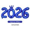 2026 Digitální Nový rok Korunový Kombinéza & Balónová Párty Dekorace Sada