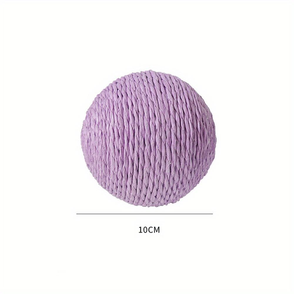 Big Sisal Cat Scratching Ball Toy Bite-resistant Kitten Interactive Chew Toys Funny Cat Scratcher Pet Supplies
