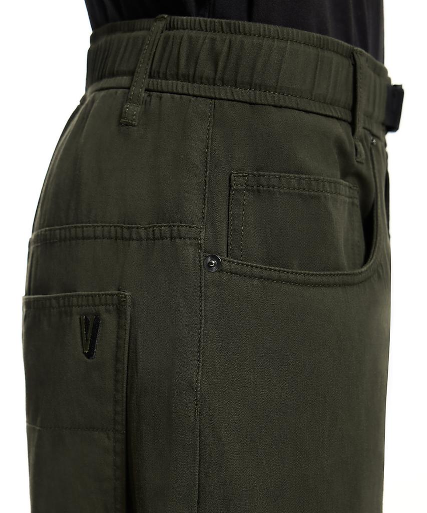 Beoteunseoul Gorpcore Double Knee Webbing Belt Cotton Pants (3 Colors)
