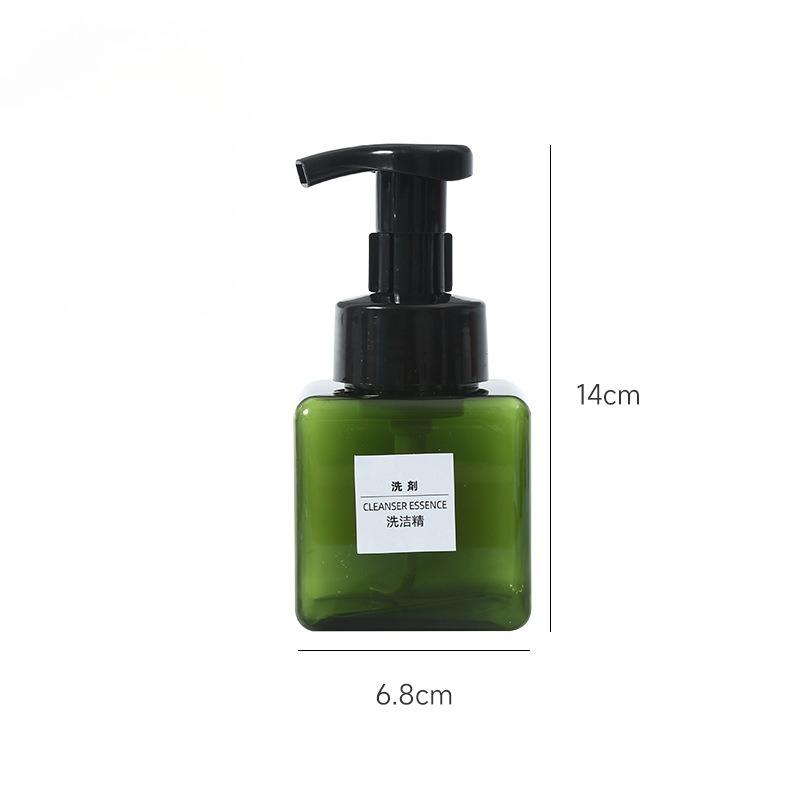 

Foaming Bottle Press-type Foaming Hand Sanitizer Shampoo Facial Cleanser Foaming Machine, Portioning Bottle Foaming Machine Pump Head 250ml темно-зеленого