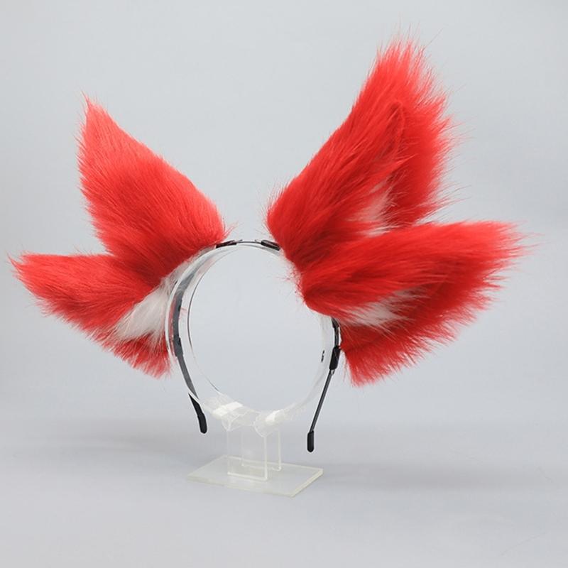 Beast Ear Headbands Halloween Maid Hairhoop Role Playing Styling Hairdband Costume Accessories Cosplay Headpiece