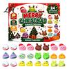 Mini Soft Toys for Party Favors 2026 Christmas Dumplings Advent Calendar with 24 Bun Squeeze Educational Fidget Tools Concentration Toys, Festive