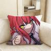 MMAKIMA CChainsaw man Pillow Cover Sofa Cushion Cover Home Room Decoration Children Gift