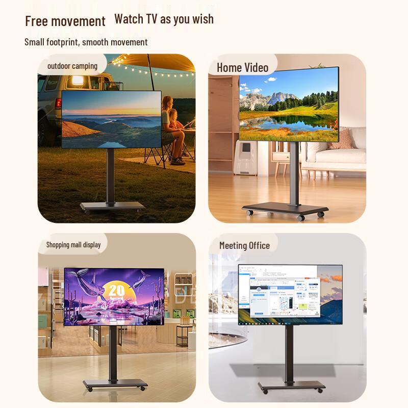 khcoohoo Mobile TV Floor Stand with Wheels