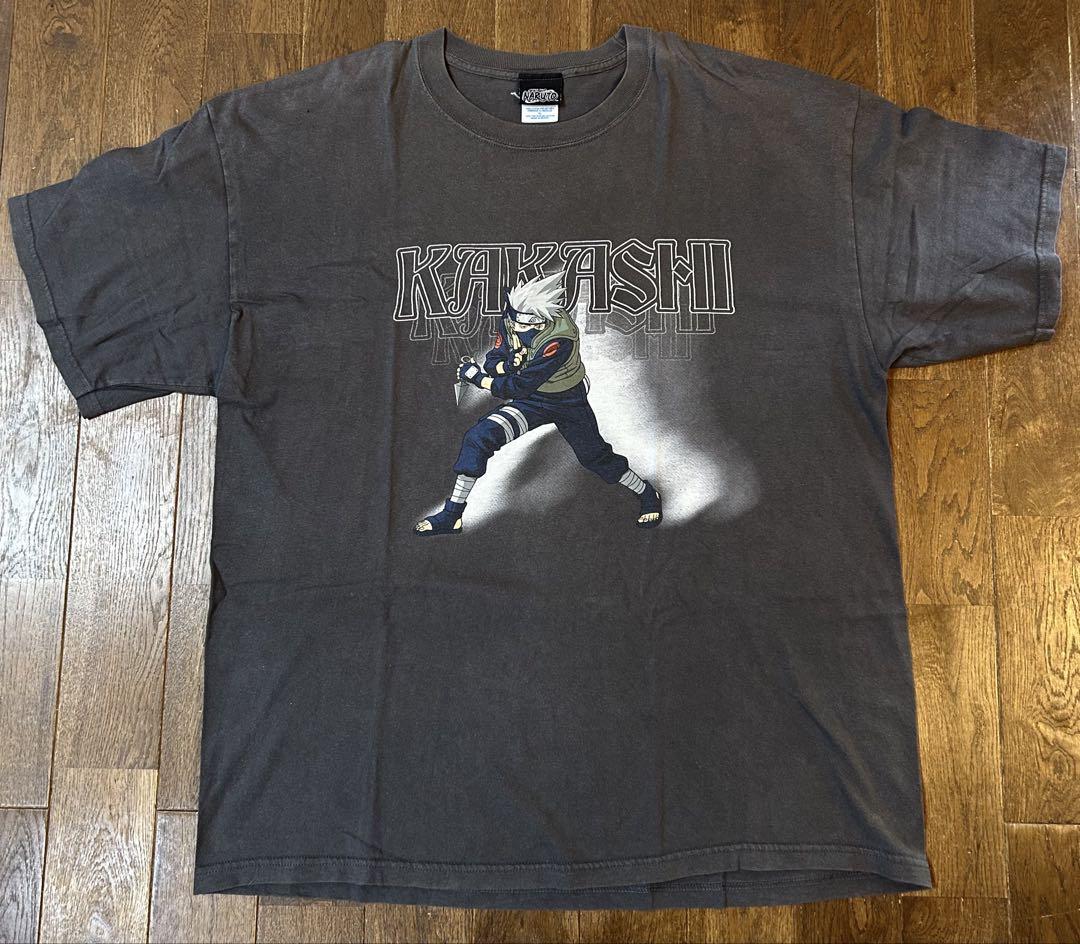 

[USED] 00s Kakashi Sensei T-shirt XL Naruto Vintage Anime Tee