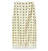 Gonne Lunghe in Pizzo da Donna Talenza Moda Vita Alta Patchwork Pois Gonna di Raso Elegante Festa Y2K Casual Chic Gonna da Donna