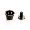 10set/bag 10/12mm Punk Cloth Button Leather Craft Clothes/Bag/Shoes Bucket Dome Round Head Screws Solid Nail Bolt Strap Rivets