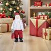 Resin Christmas Figurine Standing Holiday Santa Statue Santa Claus Ornaments  Home Decor