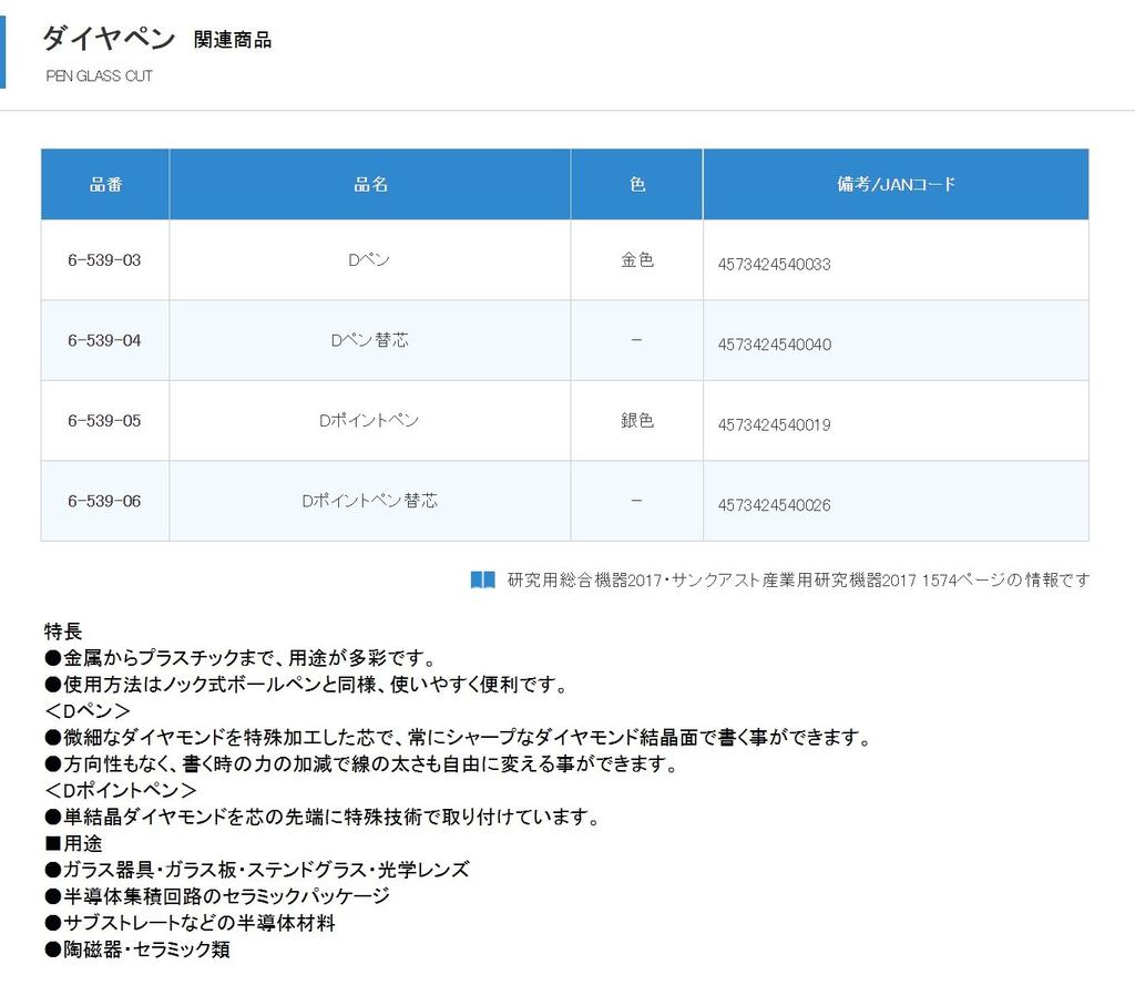 Diamond Pen D Point Pen Refill /6-539-06