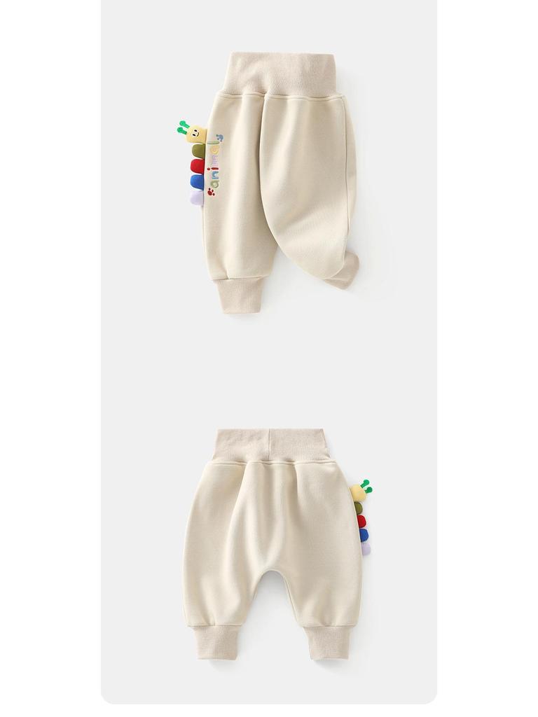DUUDUU Thickened Fleece-Lined Pants for Newborns - A-Class Large Baby Sweatpants for Autumn/Winter 2025