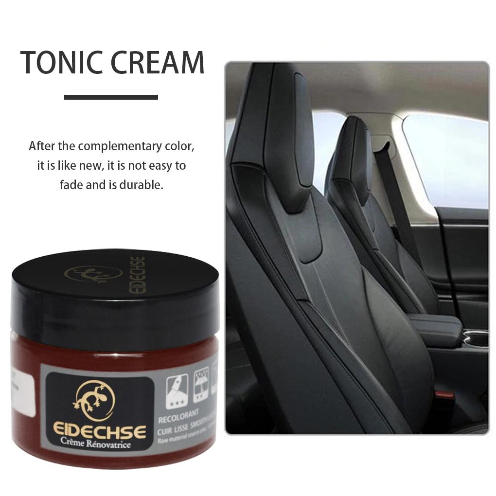 Ledercrème Draagbaar 50ml Reparatiegel Binnenmeubels Fauteuil Koffer Deken Bootstoel Reparatiepasta