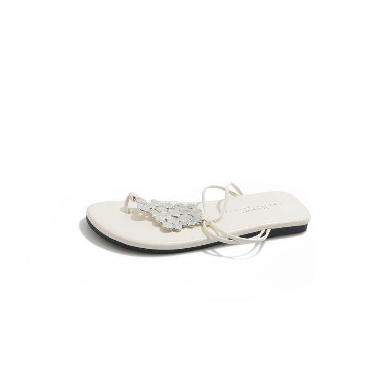 Romanska coola tofflor dam 2025 sommar Internetkändis kläm-sandaler dam semester fritid strand flip-flops dam