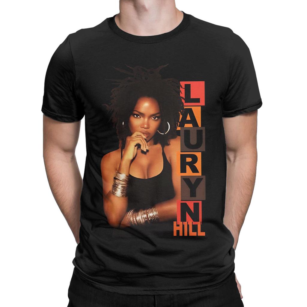 The Fugees Lauryn Hill Famous Classic Graphic Funny 100% Cotton T-Shirt Tees Tops For Men
