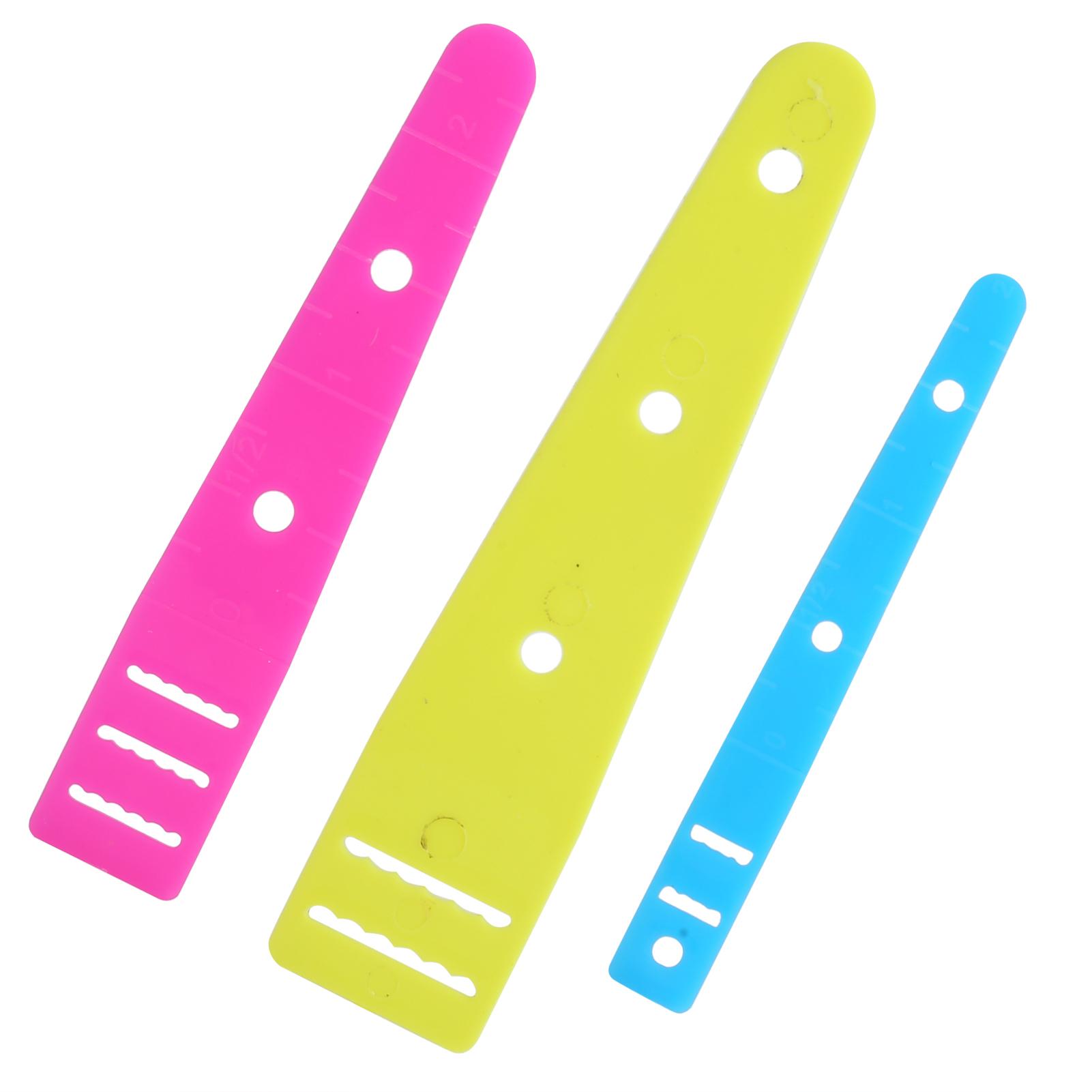 

3 шт. Пластиковые цветные нитки плоские легко вытягивать резинку инструмент DIY швейные принадлежности для одежды