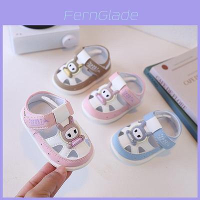 Baby Boys Girls Cartoon Breathable Sandals Soft Sole Summer Shoes For Toddlers