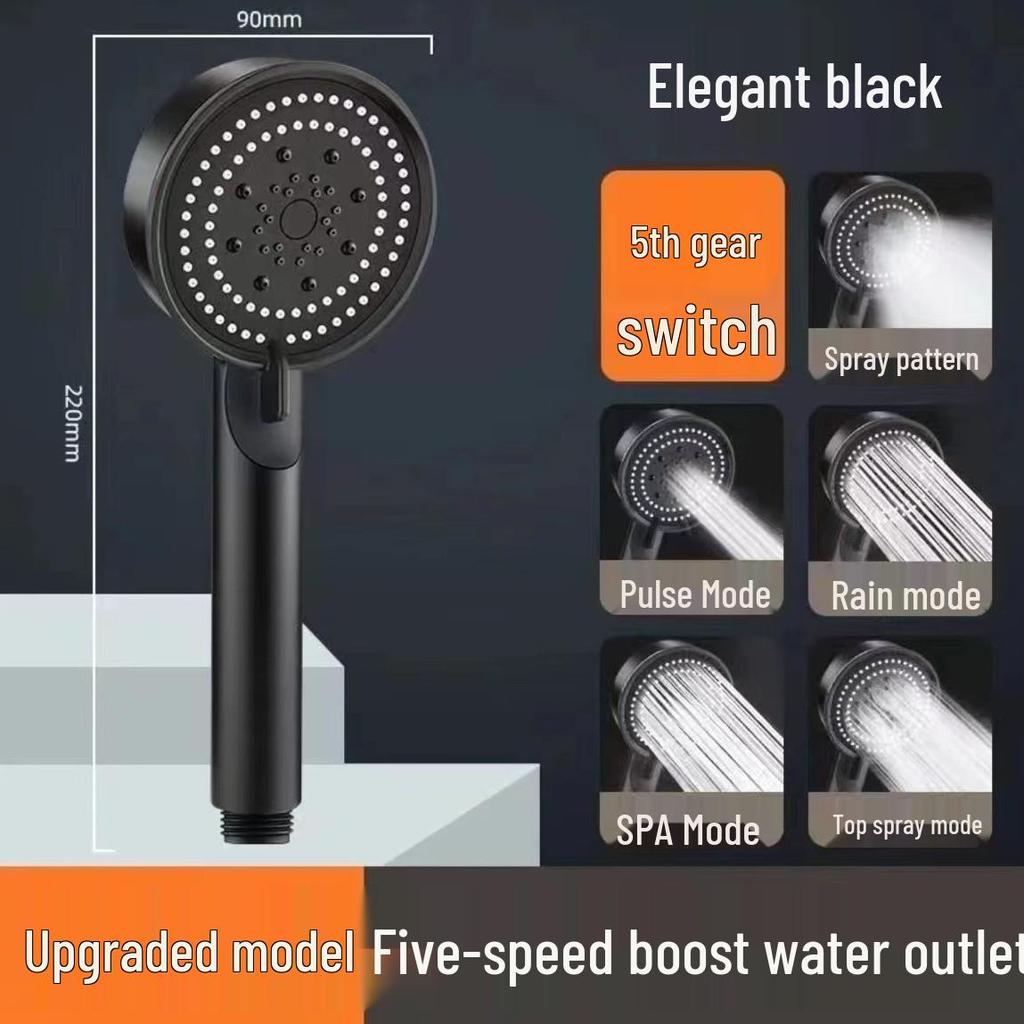 Pressurized Rainfall Shower Head & Bath Faucet Set