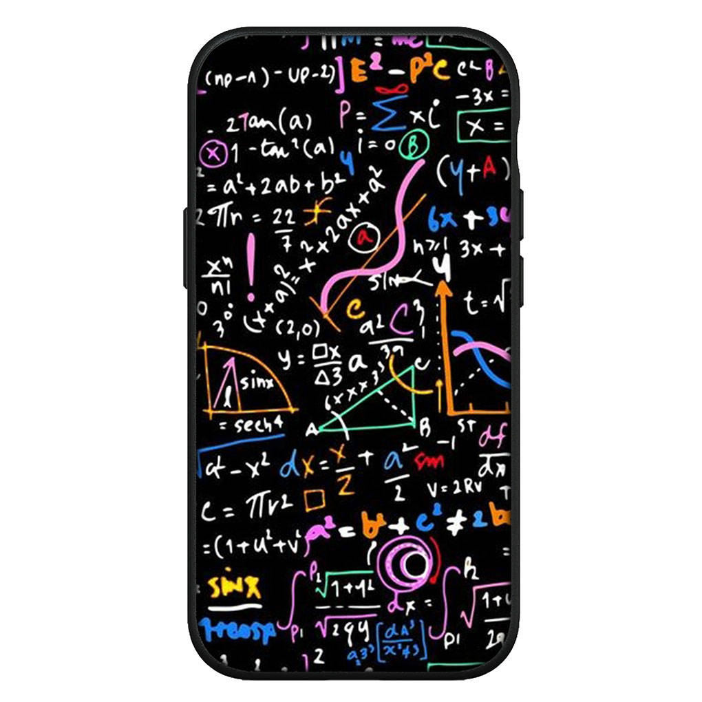For iPhone 16 15 Xiaomi Redmi Note 14 13 12 11 Pro Max X 8 16e Samsung Galaxy S25 S24 S23 Moto OPPO Huawei Chemistry Maths Equation Formula Phone Case